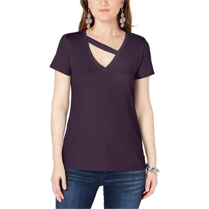INC Womens Solid Basic TShirt Nwt